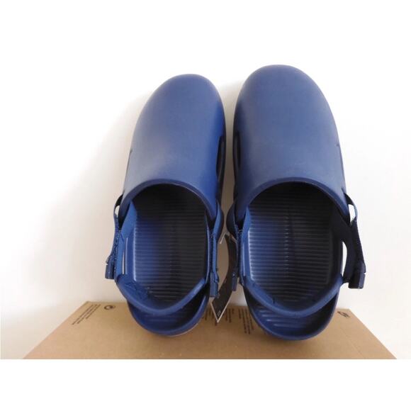 Nike Calm Mule Na Navy Blue-Gum Medium Brown Sandals Sz 10 [FD5130-400] - Picture 4 of 5